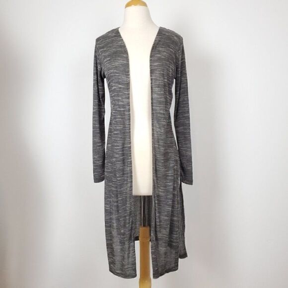 Women's Long Cardigan Gray - Picture 5 of 6